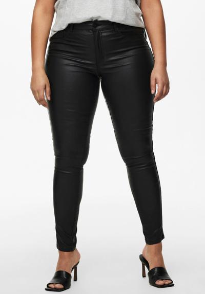 Джинсы скинни с элегантным блестящим покрытием. CARPUNK REG SK COATED PANTS