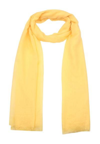 Модный шарф простого дизайна с бахромой.