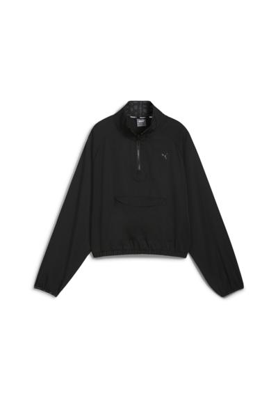 Тренировочная куртка HYPERNATURAL Gewebte Jacke mit halbem Reißverschluss Damen