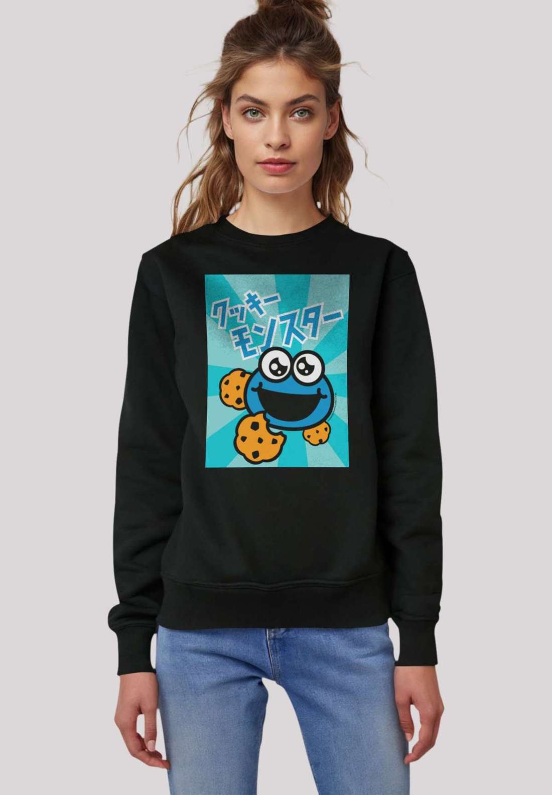 толстовка Sesamstraße Cookie Monster Anime