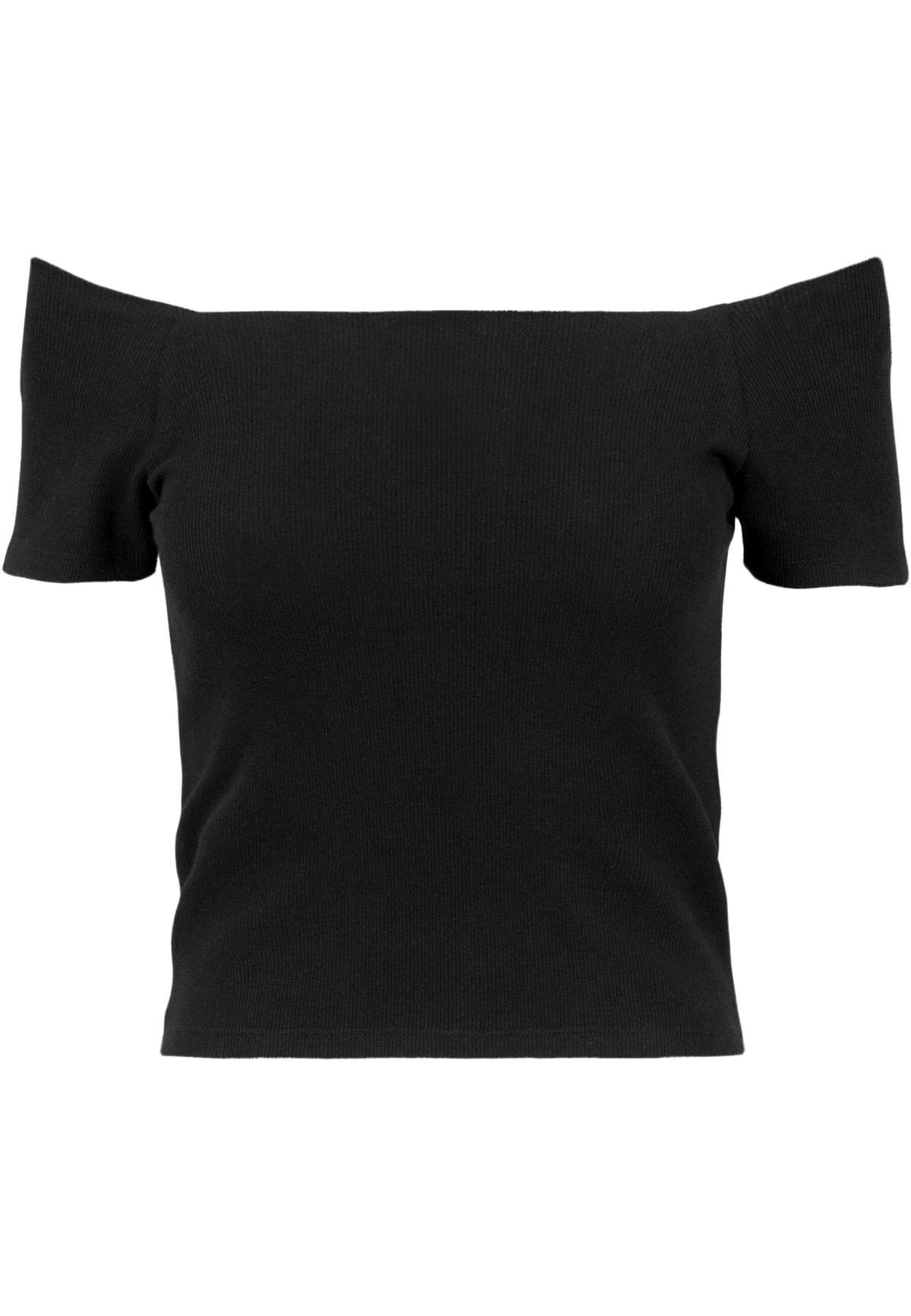 футболка »Urban Classics Damen Ladies Off Shoulder Rib Tee«