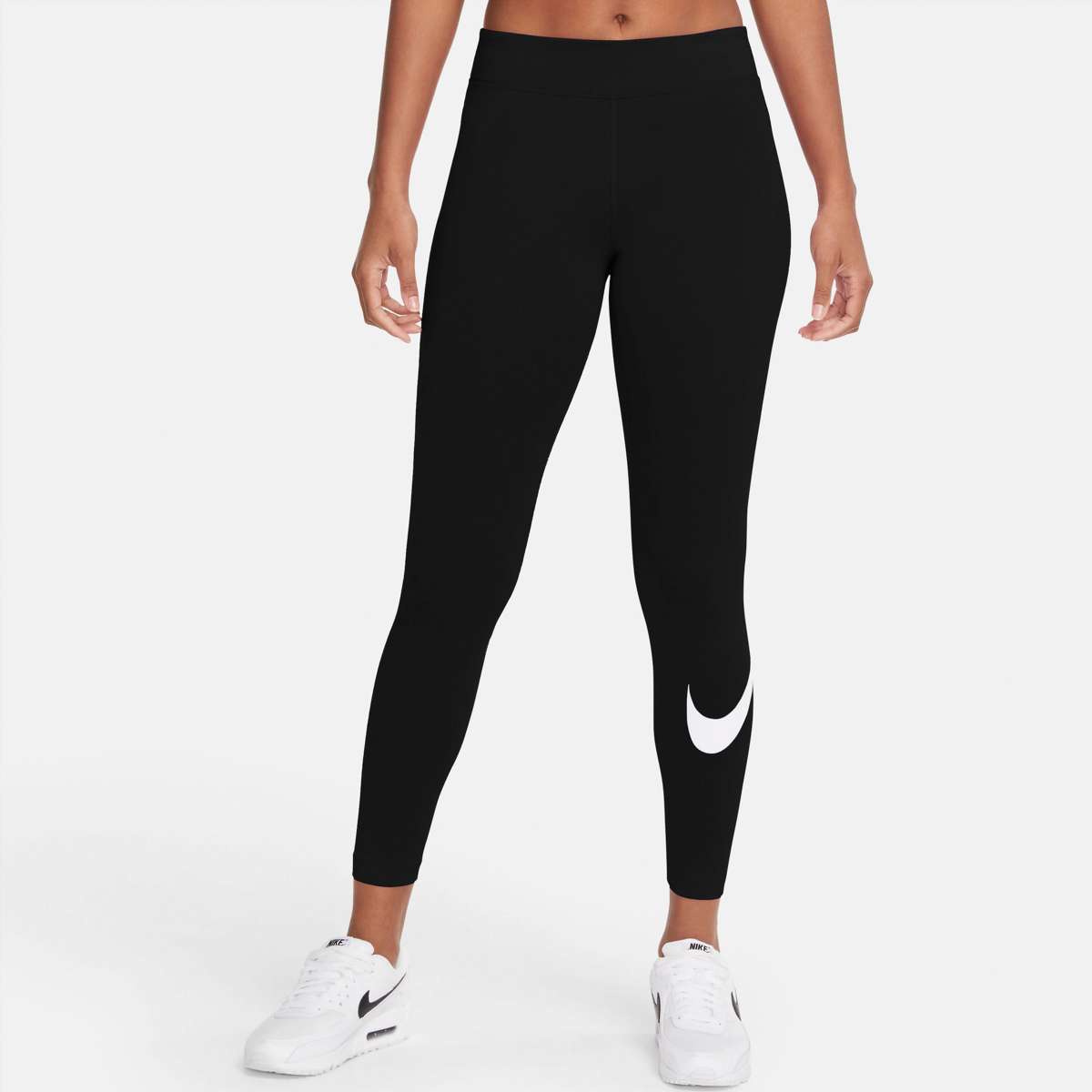 леггинсы Essential Women`s Mid-Rise Swoosh Leggings