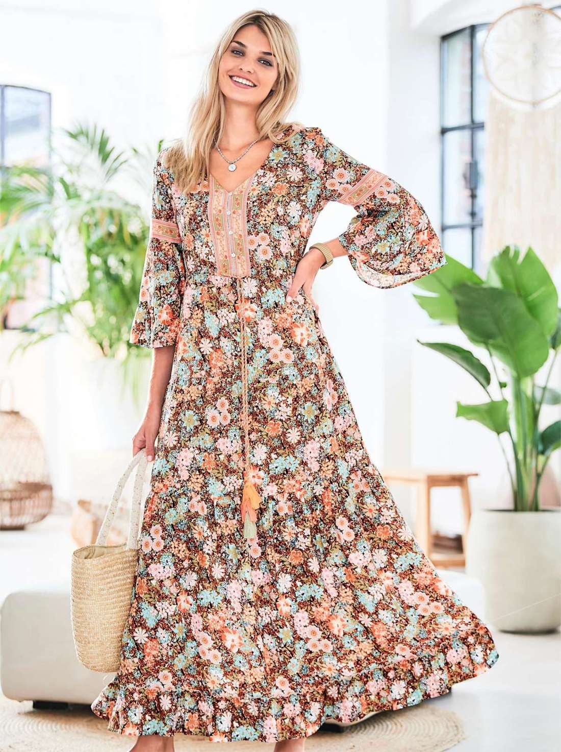 Платье макси Druck-Kleid