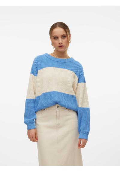 Свитер с круглым вырезом VMAGATE BLOCK LS O-NECK PULLOVER ENT