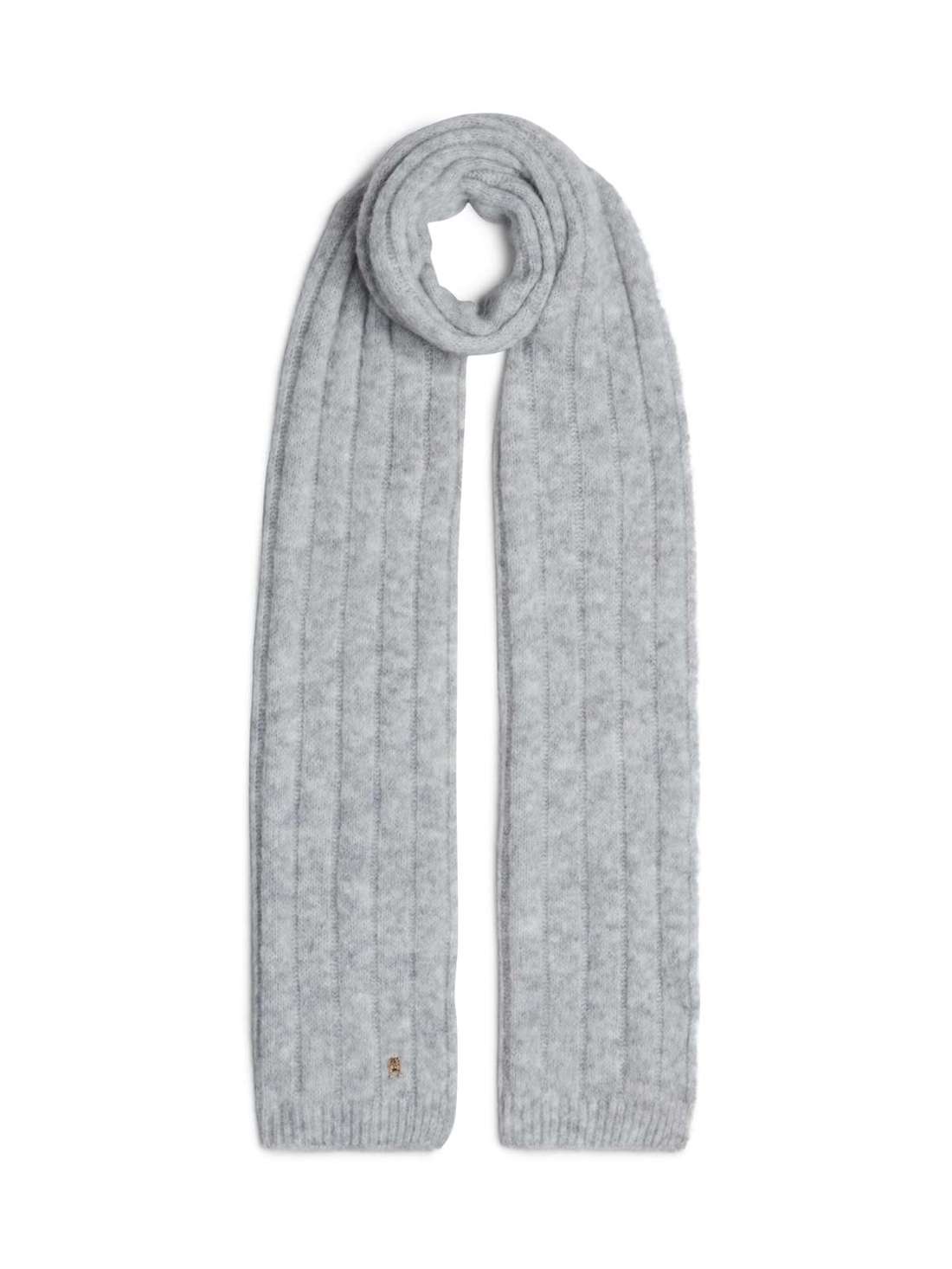 Вязаный шарф с эмблемой монограммы TH TIMELESS SCARF