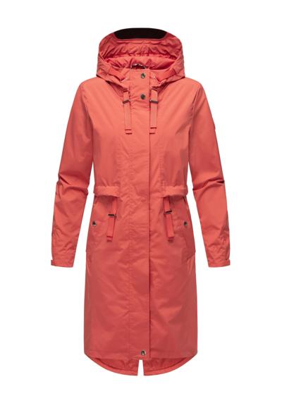 Короткое пальто, стильное водоотталкивающее пальто с капюшоном.