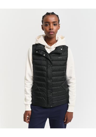 Стеганый жилет с логотипом на груди. LIGHT DOWN VEST