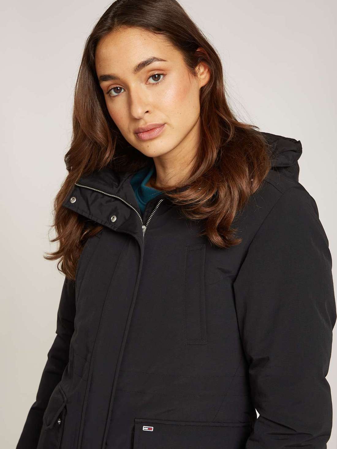 Зимнее пальто с вышивкой логотипа TJW TECHNICAL DOWN PARKA