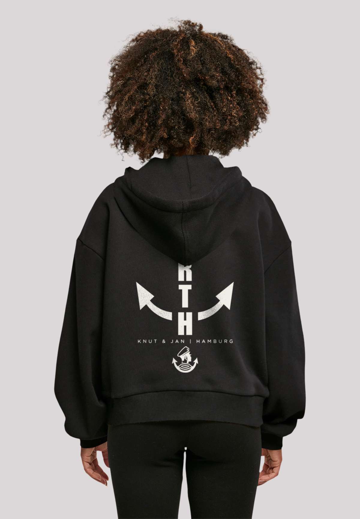 Толстовка с капюшоном North Anchor with Ladies Organic Oversized Hoody