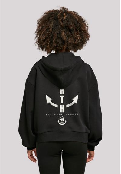 Толстовка с капюшоном North Anchor with Ladies Organic Oversized Hoody