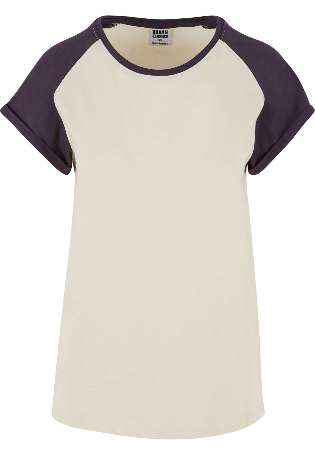 Рубашка с коротким рукавом »Urban Classics Damen Ladies Contrast Raglan Tee«