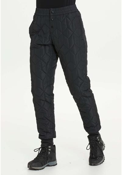 Тканевые брюки модного стеганого дизайна.