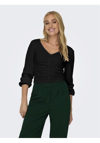 V-образная рубашка ONLMAI L/S RUCHING TOP CC JRS