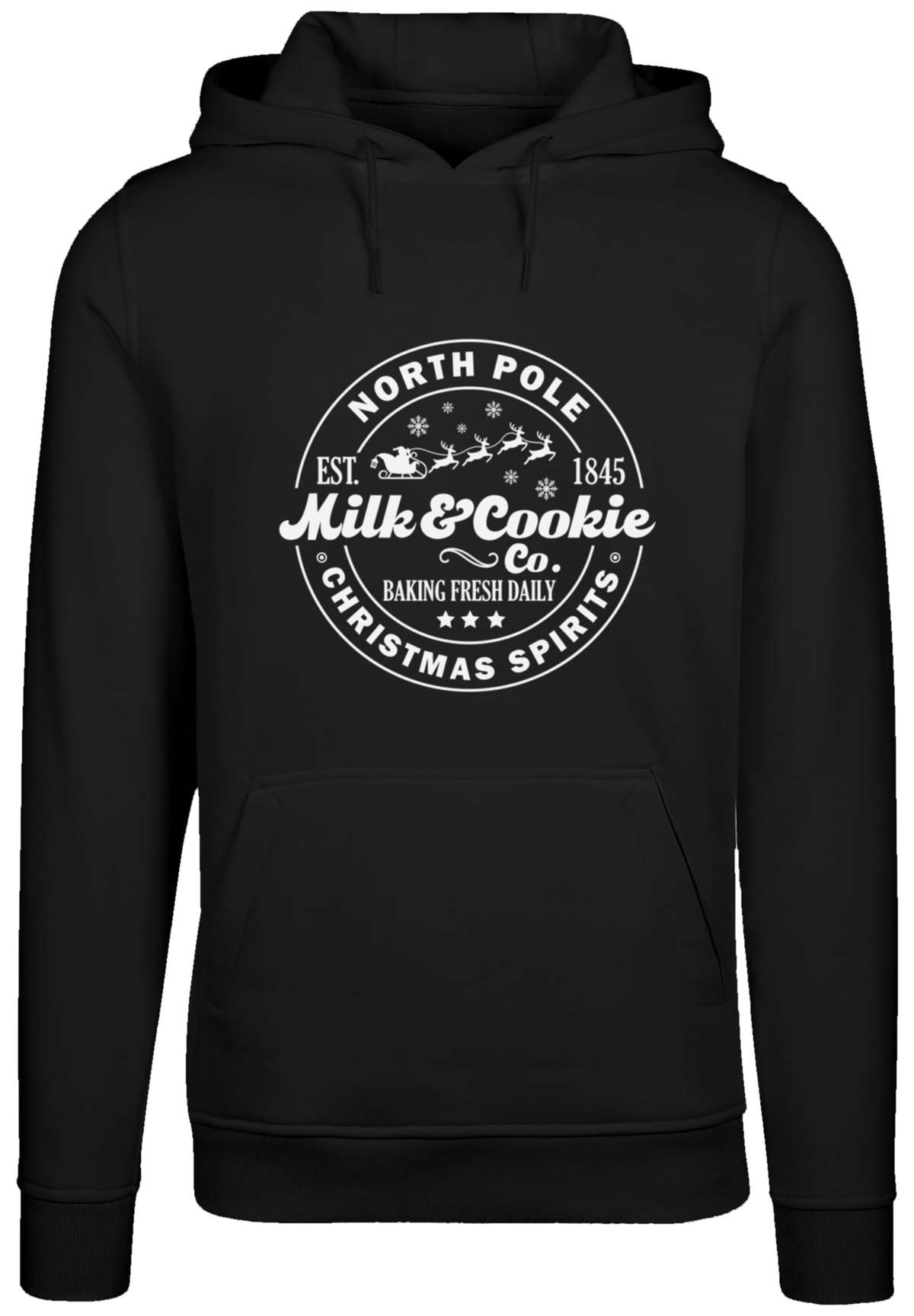 Толстовка с капюшоном »Milk and Cookie Bakery Retro Christmas Sign«