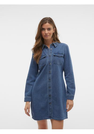 Джинсовое платье VMJENNIE LS SHORT DENIM DRESS GA NOOS