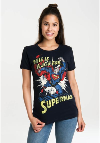 Футболка с лицензионным оригинальным дизайном Superman