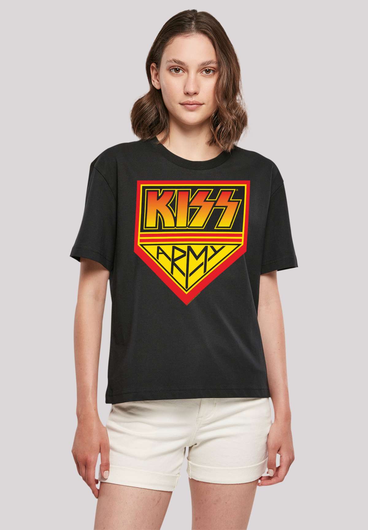 футболка Kiss Rock Band Army Logo