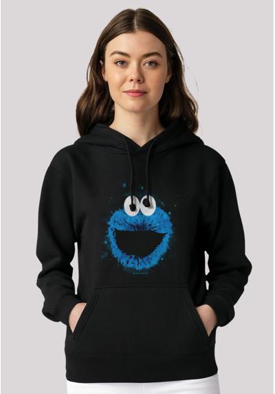 Толстовка с капюшоном Sesamstraße Cookie Monster Watercolor