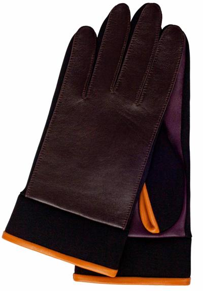 Кожаные перчатки, (2 шт.), вставки из неопрена.