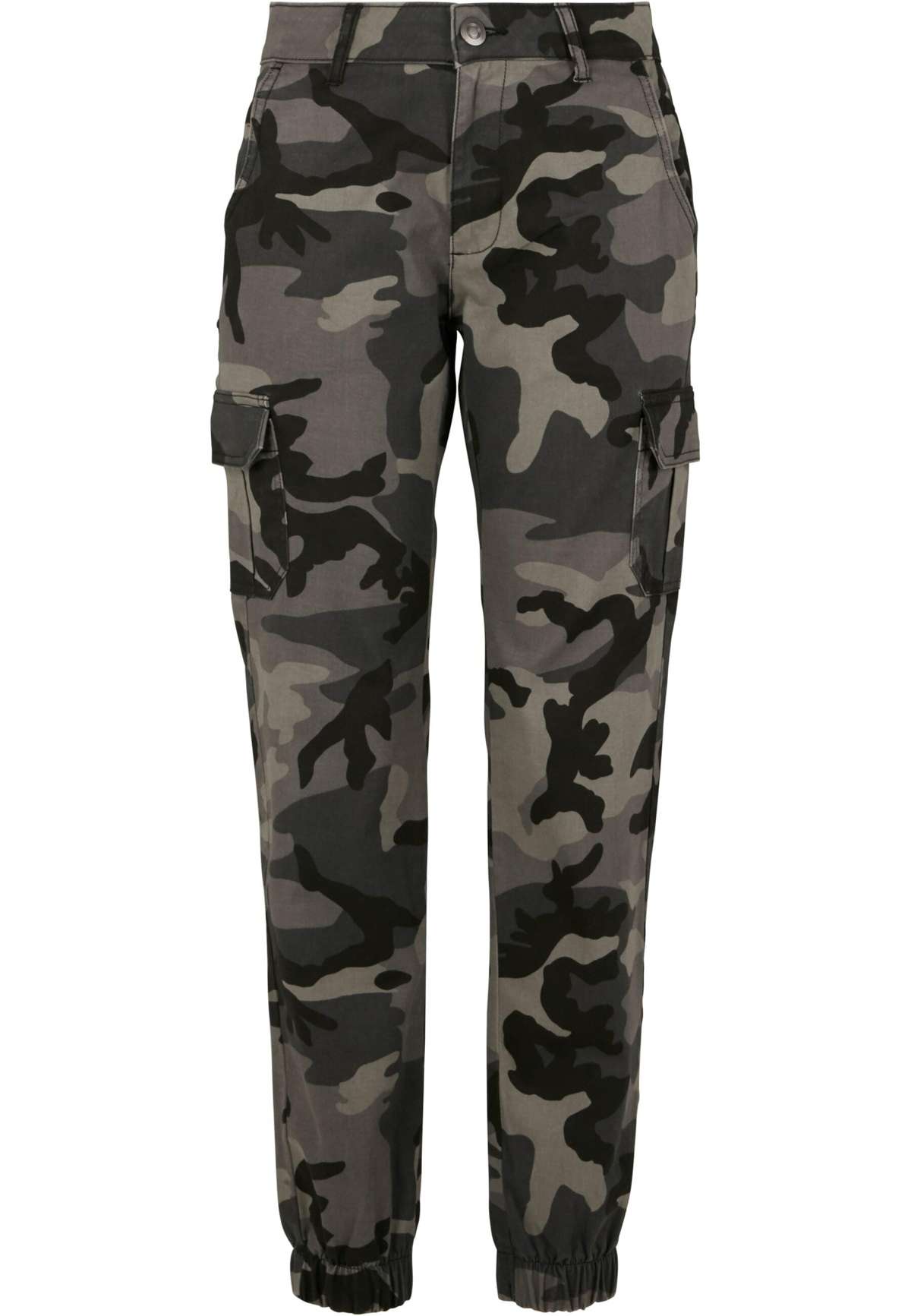 Брюки-карго »Urban Classics Damen Ladies High Waist Camo Cargo Pants«