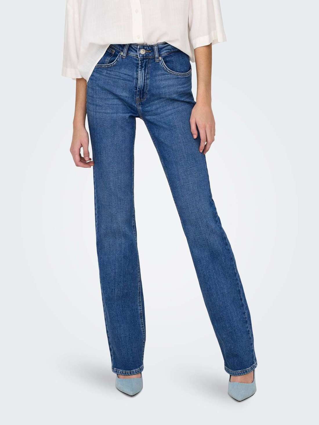 Джинсы Bootcut ONLEVERLY MW SWEET FLARED DNM CRO187