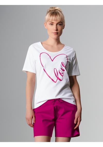 Пижамы TRIGEMA Kurzer Schlafanzug mit großem Print-Motiv