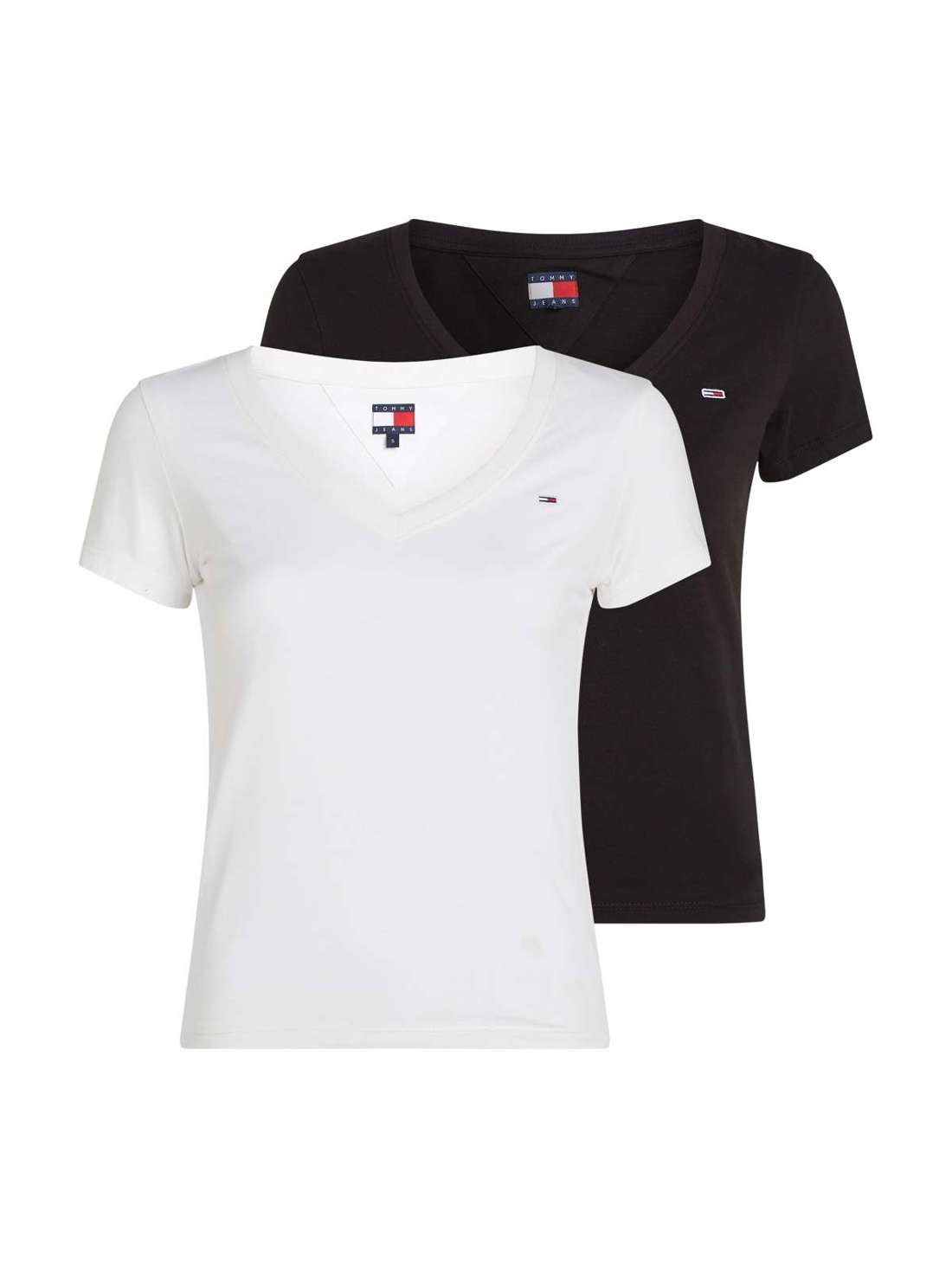 Футболка с вышивкой логотипа TJW 2PACK V-NECK TEE