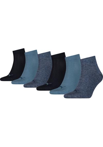 Короткие носки UNISEX QUARTER PLAIN 6P ECOM