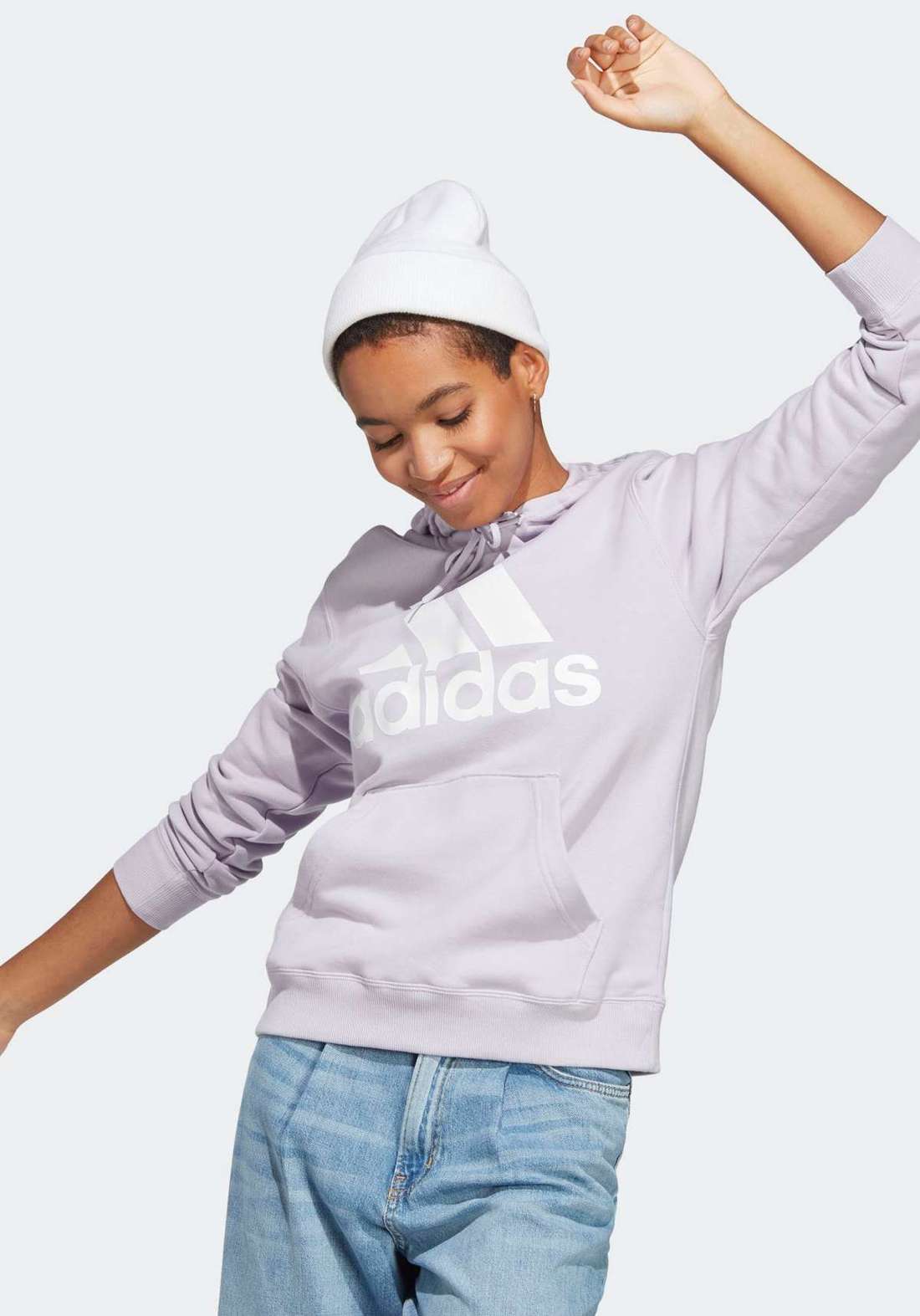 Толстовка с капюшоном ESSENTIALS BIG LOGO REGULAR FRENCH TERRY HOODIE
