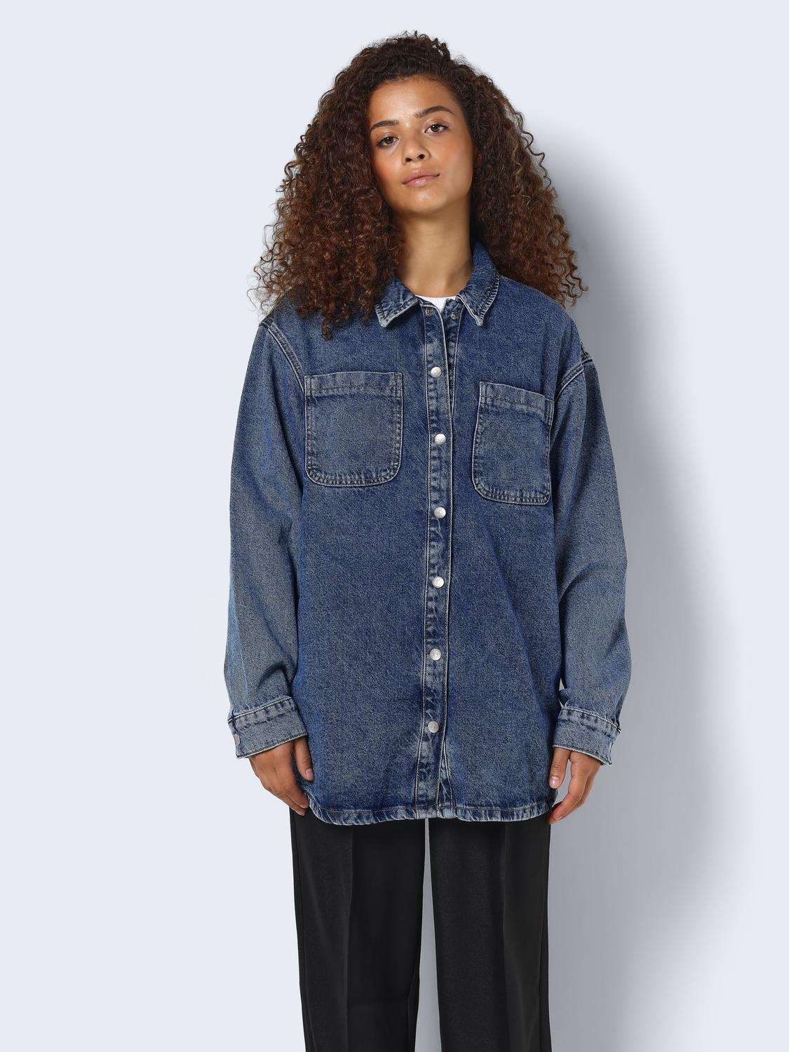 Джинсовая куртка NMALVA L/S DENIM SHACKET AZ351MB NOOS