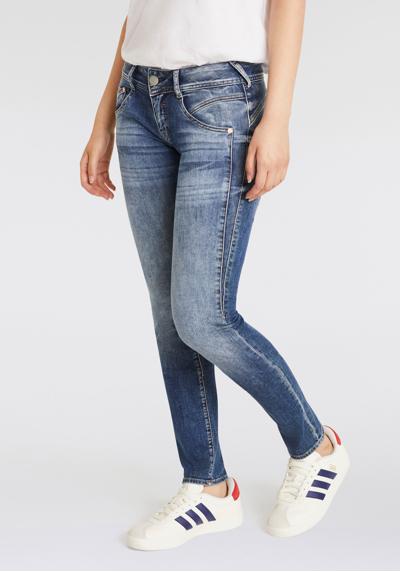 Джинсы узкого кроя с пятью карманами. Gila Slim Recycled Denim Stretch
