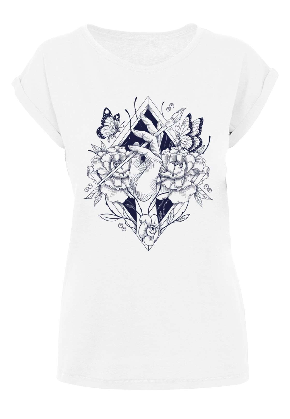 футболка »Damen Ladies Frida Kahlo Hand T-Shirt«