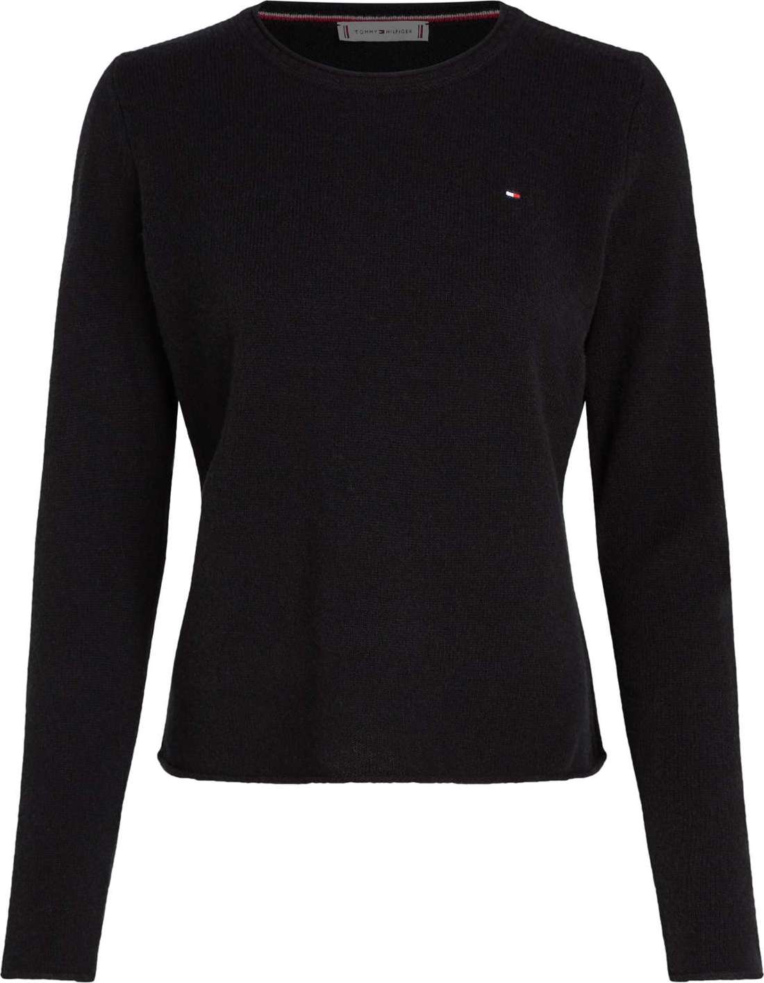 Вязаный свитер с вышивкой логотипа SOFT WOOL C-NK SWEATER