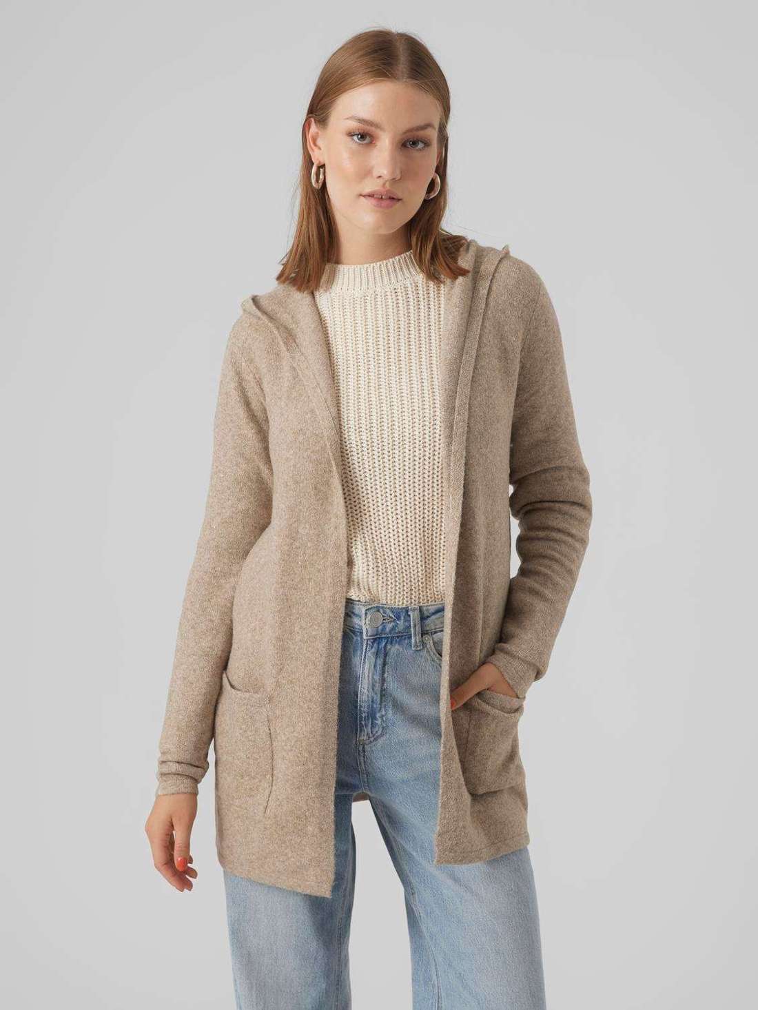 Кардиган VMDOFFY LS OPEN HOOD CARDIGAN GA NOOS