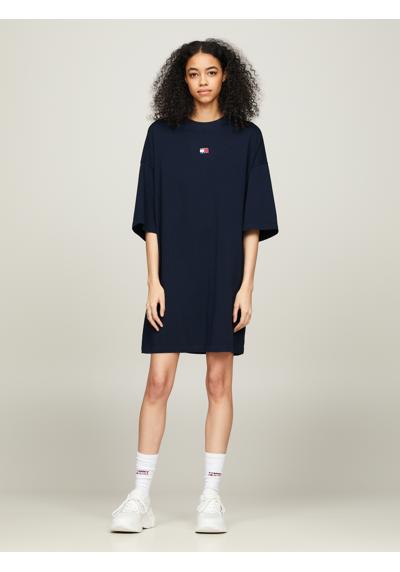 Платье-рубашка с флагом Tommy Jeans TJW BADGE TEE DRESS
