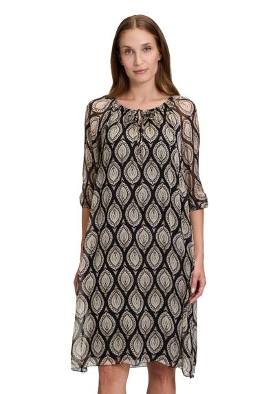 Шифоновое платье Chiffonkleid mit 3/4 Arm