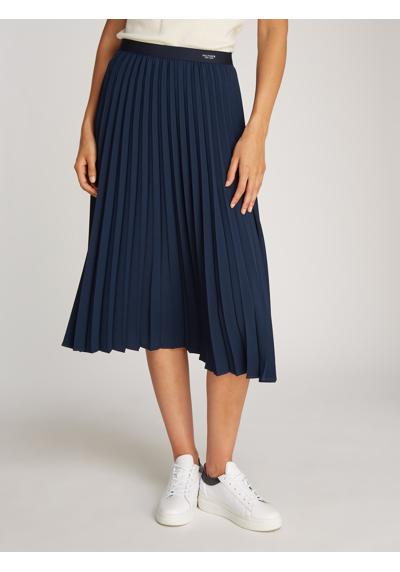 Плиссированная юбка со складками по всему периметру FLUID PLEATED PULL ON MIDI SKIRT