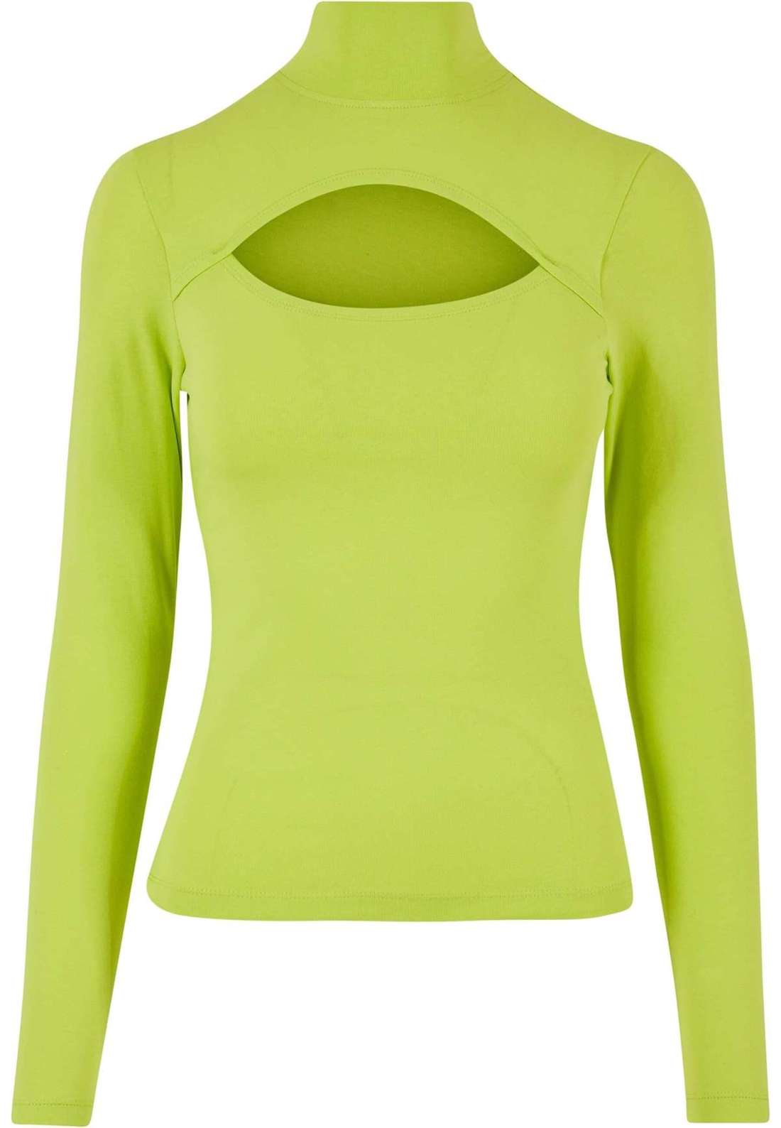 Рубашка с длинным рукавом Urban Classics Damen Ladies Cut-Out Turtleneck Longsleeve
