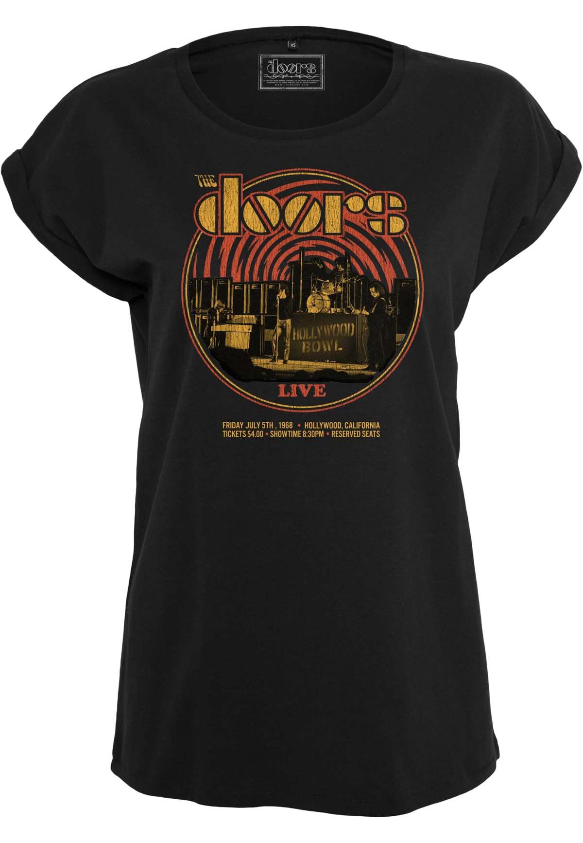 Рубашка с коротким рукавом »Damen Ladies The Doors Warp Tee«