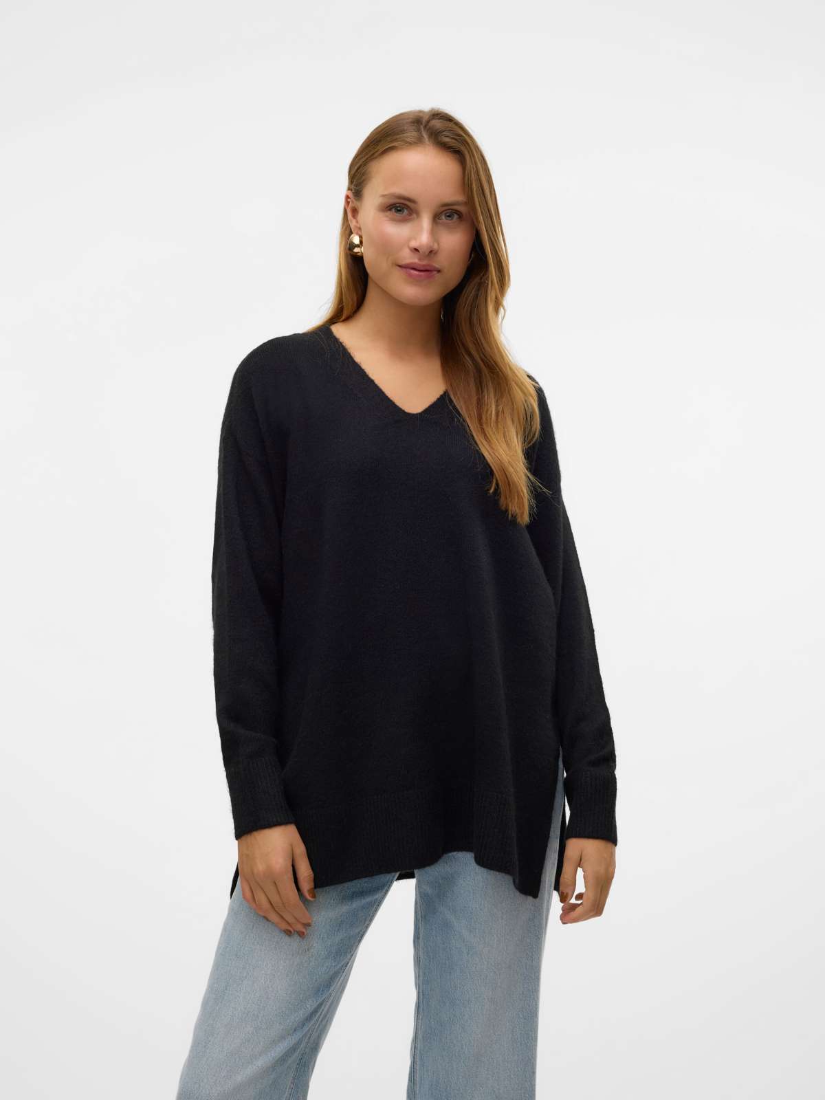 свитер с V-образным вырезом »VMFILUCA LS V-NECK LONG PULLOVER GA NOOS«