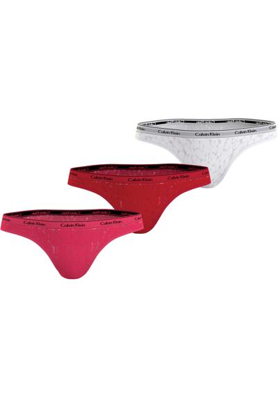 Бразильские трусы 3 PACK BRAZILIAN (LOW-RISE)