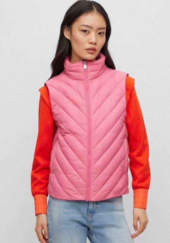 Стеганый жилет с высоким воротником C_Palassy