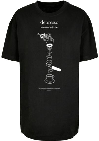 футболка Ladies Depresso Oversized Boyfriend Tee