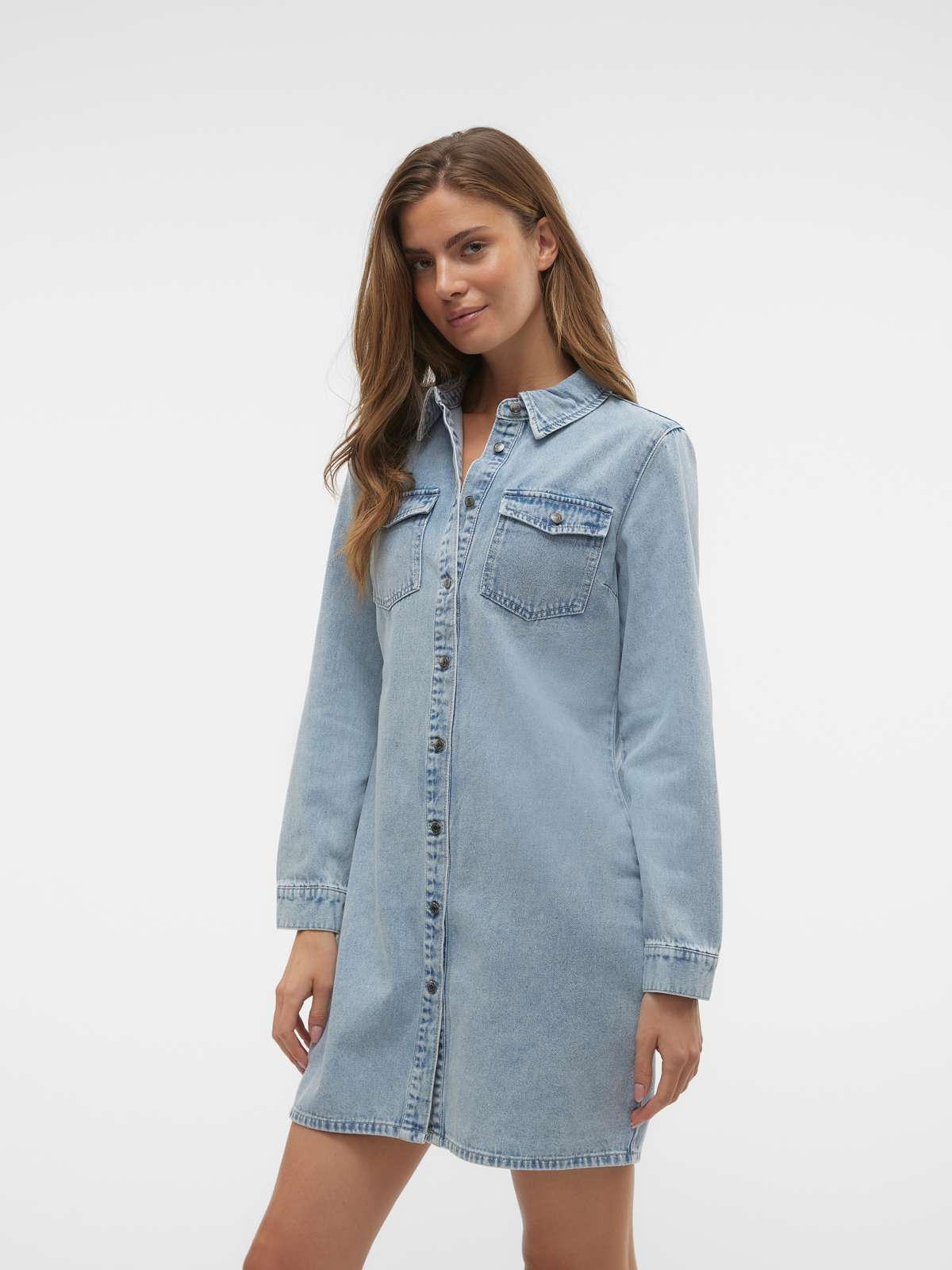 Джинсовое платье »VMJENNIE LS SHORT DENIM DRESS GA NOOS«