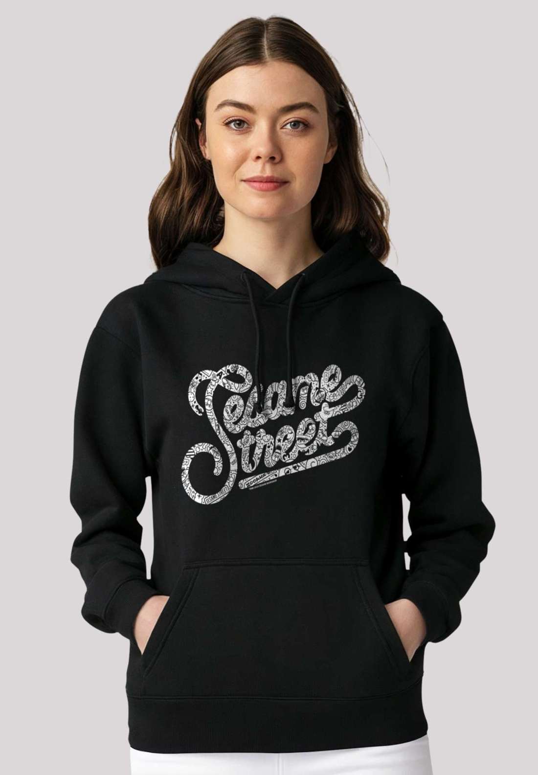 Толстовка с капюшоном Sesamstraße Lettering