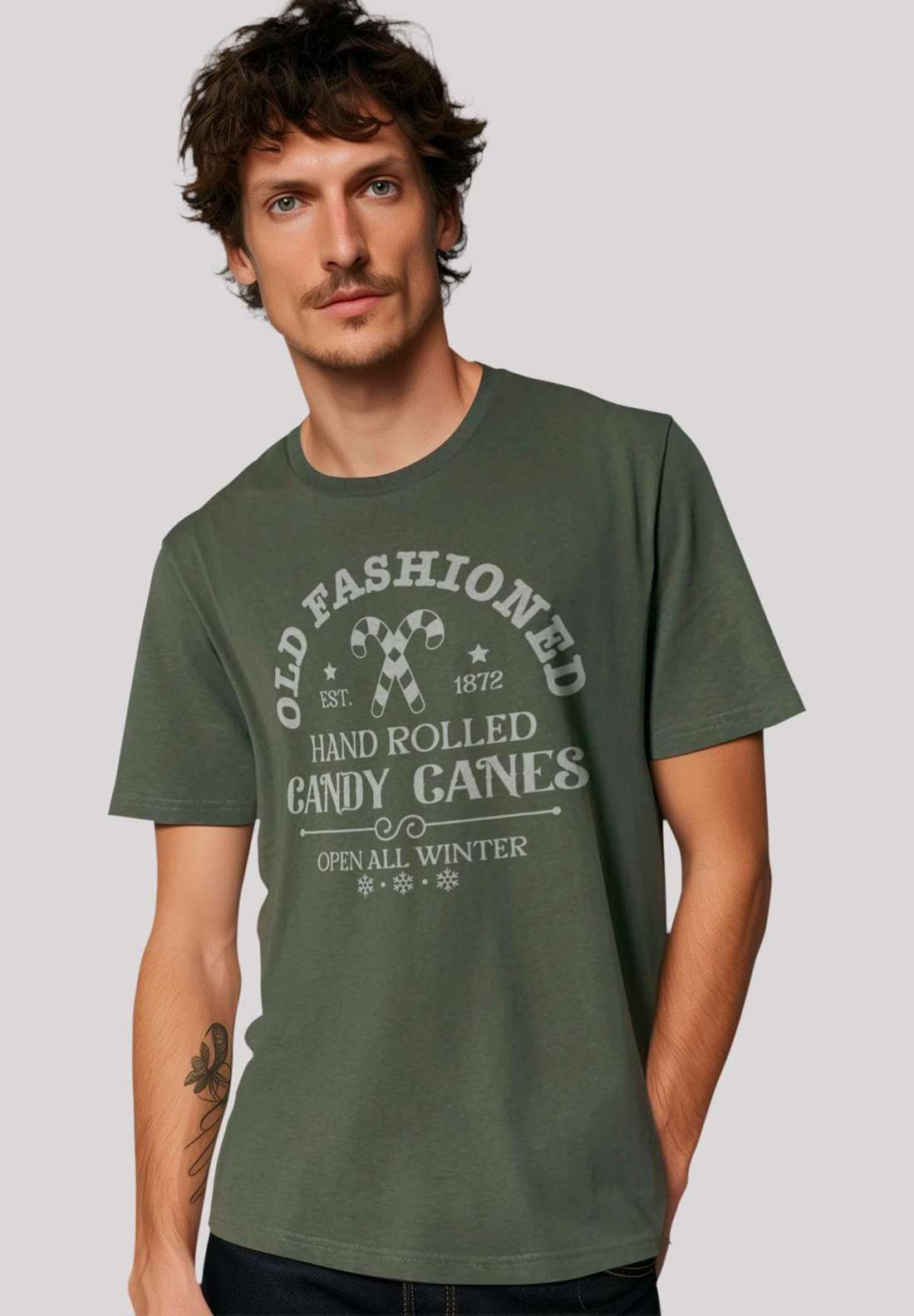 футболка Cany Canes Retro Weihnachts Sign