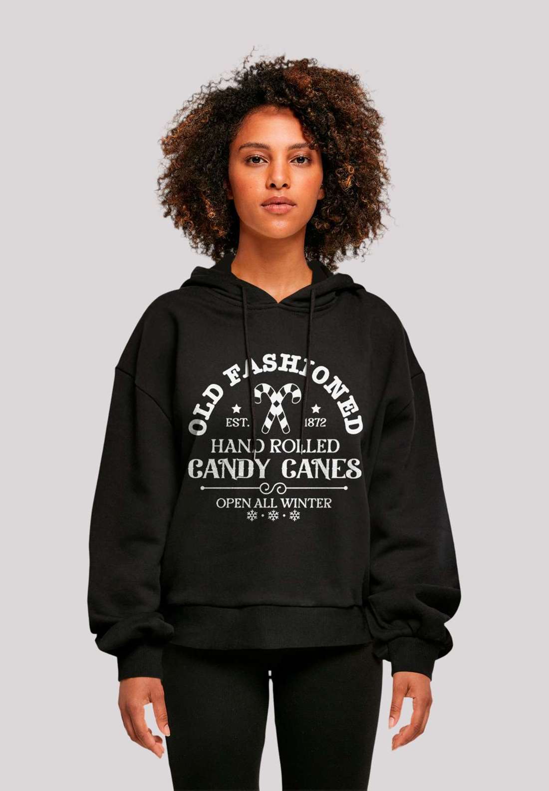 Толстовка с капюшоном Cany Canes Retro Weihnachten Sign