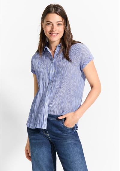 Блуза с короткими рукавами в мятом виде