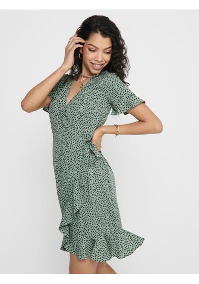 Платье с запахом ONLOLIVIA S/S WRAP DRESS WVN