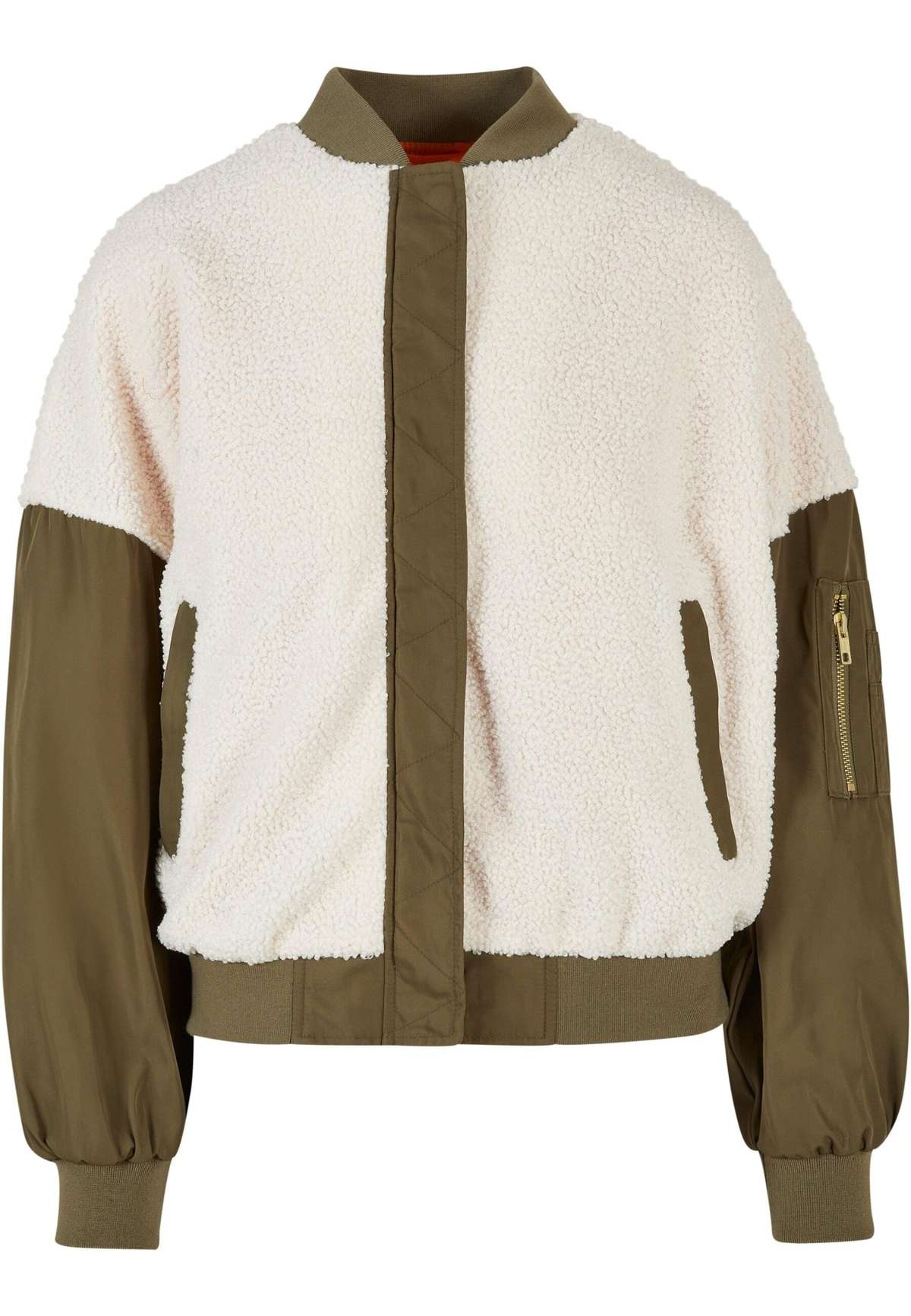 Куртка-бомбер »Urban Classics Damen Ladies Oversized Sherpa Mixed Bomber Jacket«